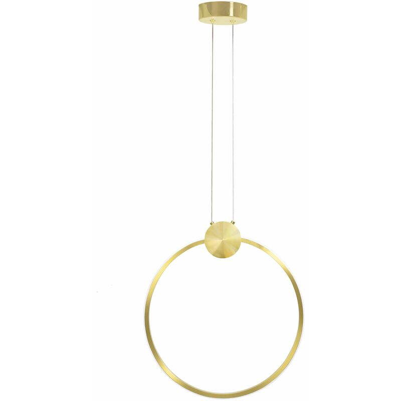 foto del prodotto toolight lampada a sospensione app1396 cp gold 40cm led