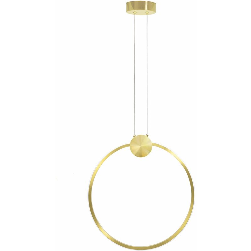 foto del prodotto toolight lampada a sospensione app1399 cp gold 50cm led