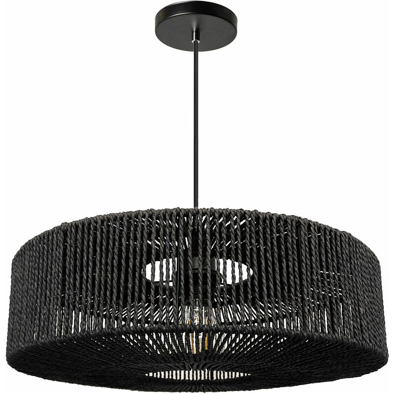 foto del prodotto toolight lampada a sospensione app1484 1cp black e27