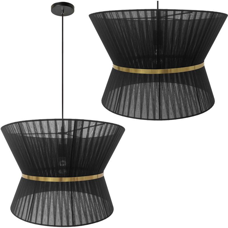 foto del prodotto toolight lampada a sospensione app1503 1cp black