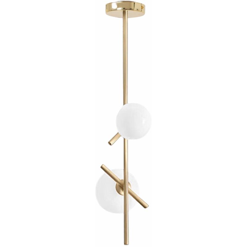 foto del prodotto toolight lampada a sospensione app1666 2cp gold