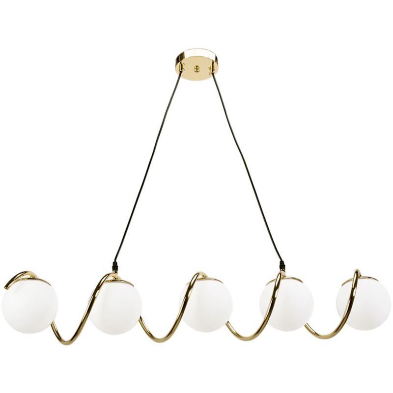 foto del prodotto toolight lampada a sospensione app1780 5cp gold