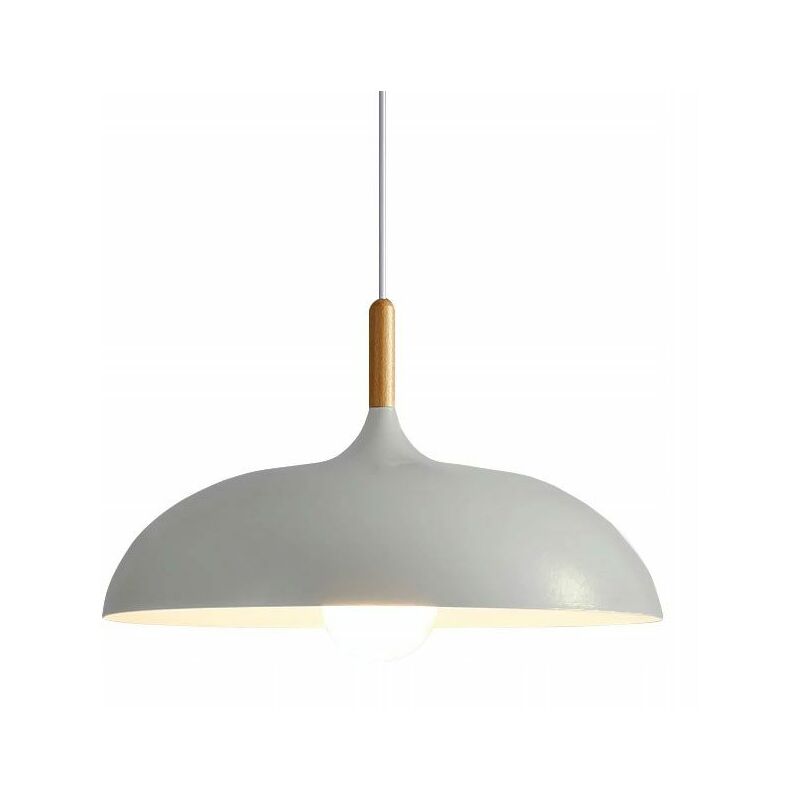foto del prodotto toolight lampada a sospensione app179 1cp anzo grigio e27 45x26cm