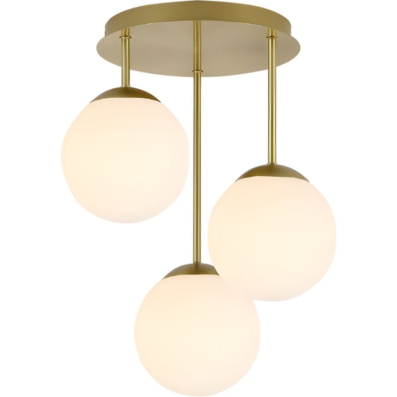 foto del prodotto toolight lampada a sospensione app1817 3cpr gold white