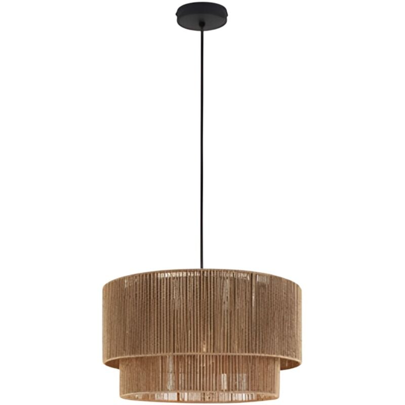 foto del prodotto toolight lampada a sospensione app1836 1cp black brown