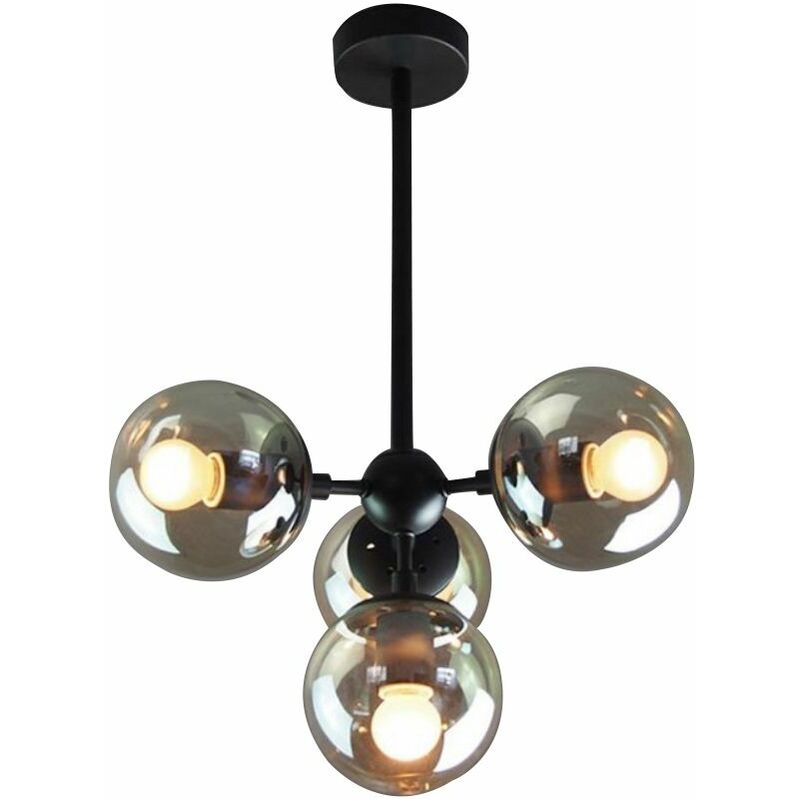 foto del prodotto toolight lampada a sospensione app268 4c 4 sfera 4 punti luce e27 40x40x78cm