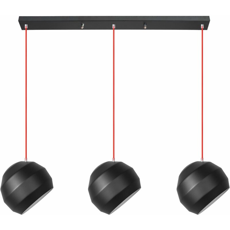 foto del prodotto toolight lampada a sospensione app383 3cpr triplor 3 punti luce e27 25x70x20,5cm regolabile