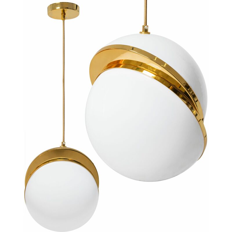 foto del prodotto toolight lampada a sospensione app481 1cp acrilico sfera