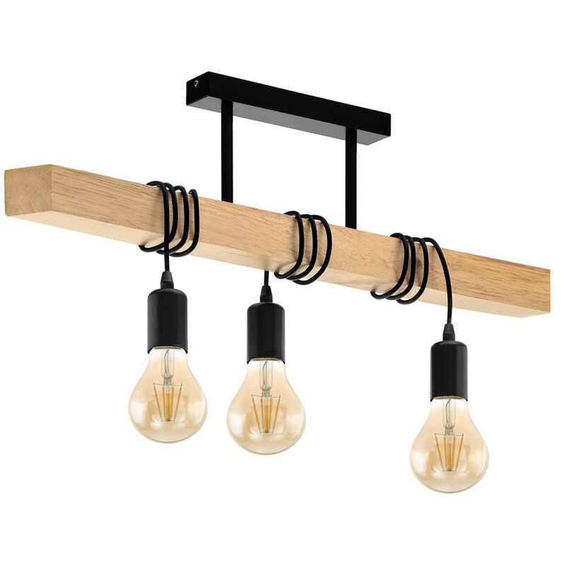 foto del prodotto toolight lampada a sospensione app973 3cp line 3 punti luce e27 55x30x37,5cm regolabile