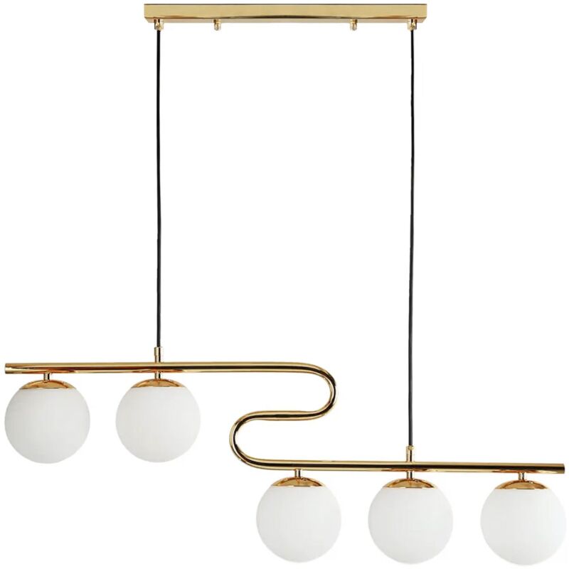 foto del prodotto toolight lampada a sospensione gold app1599 5cp