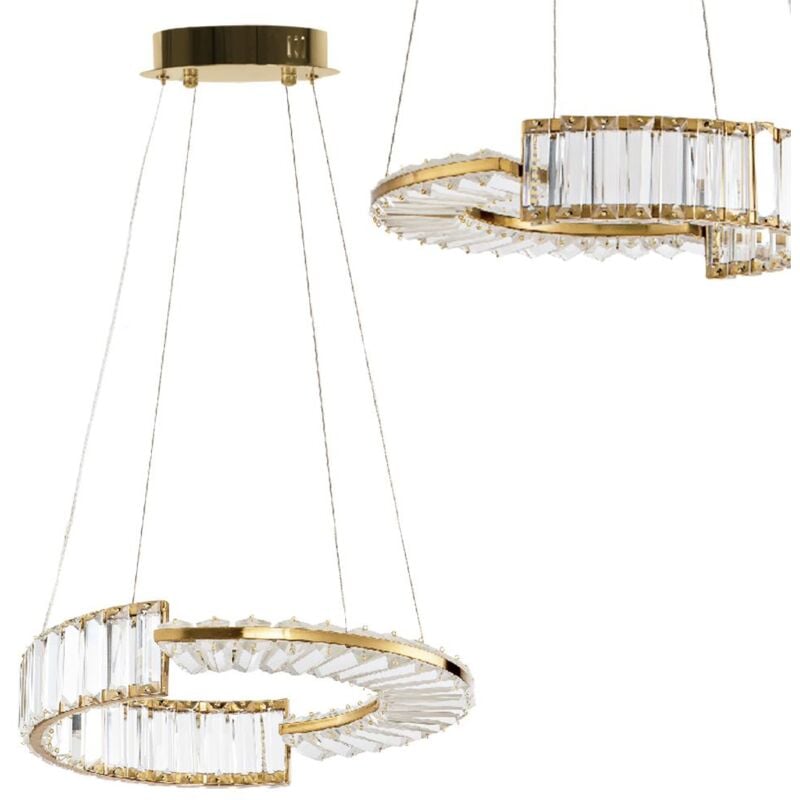 foto del prodotto toolight lampada a sospensione led app1526 cp40 gold