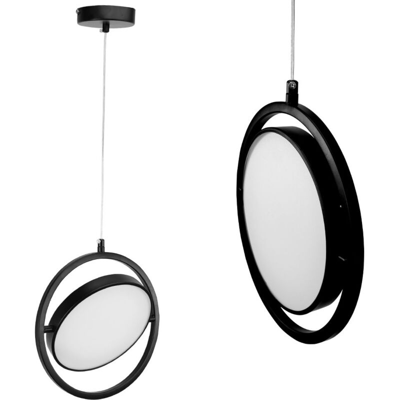foto del prodotto toolight lampada a sospensione led app1790 cp black