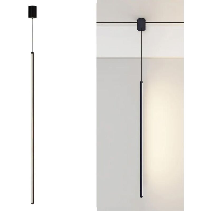 foto del prodotto toolight lampada a sospensione led black app1449 c