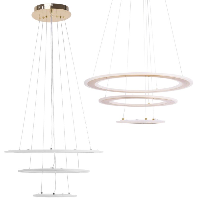 foto del prodotto toolight lampada a sospensione led g042 3cp gold