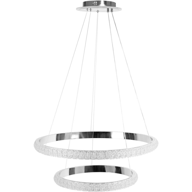 foto del prodotto toolight lampada a sospensione led g046 2cp chrome