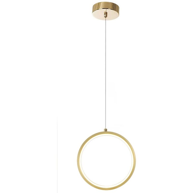 foto del prodotto toolight lampada a sospensione led g112 cp gold
