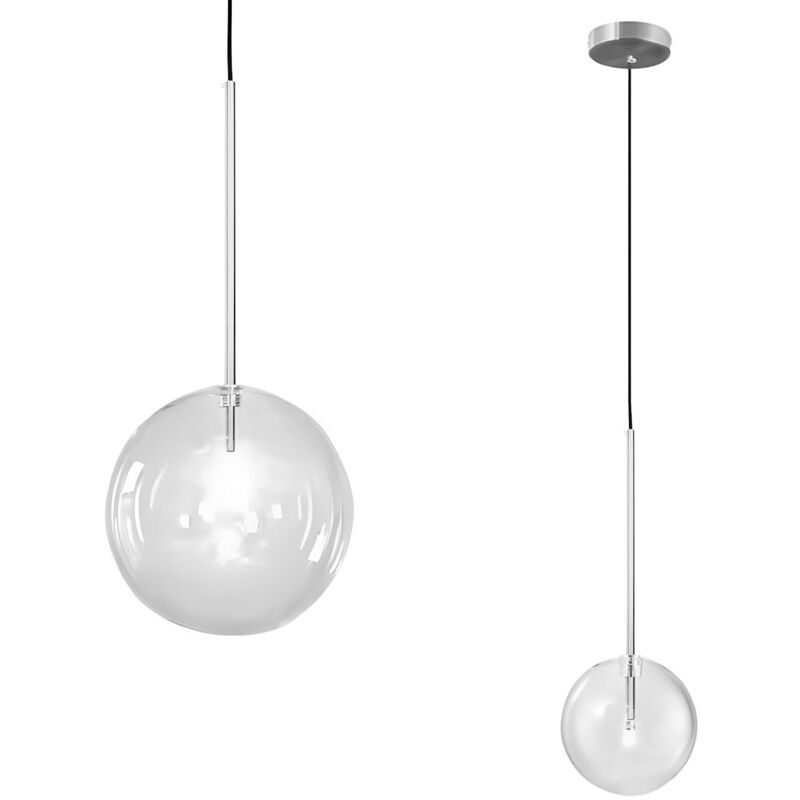 foto del prodotto toolight lampada app1684 1cp 20cm chrome