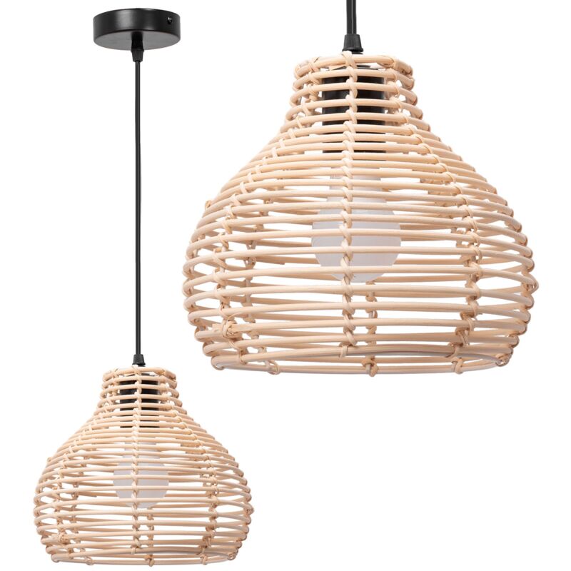 foto del prodotto toolight lampada app984 1cp boho brown