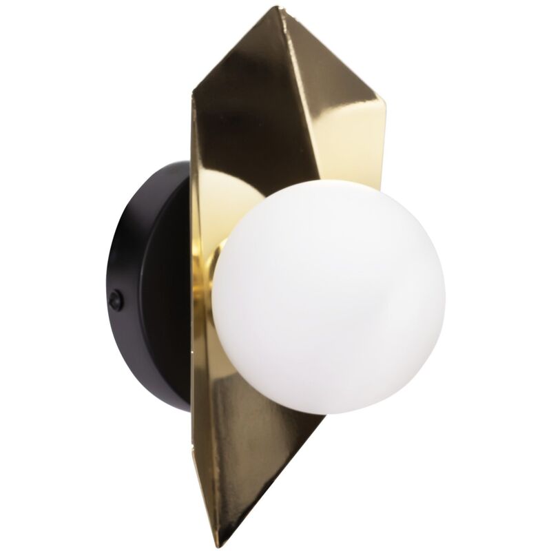 foto del prodotto toolight lampada da parete app1411 w black gold