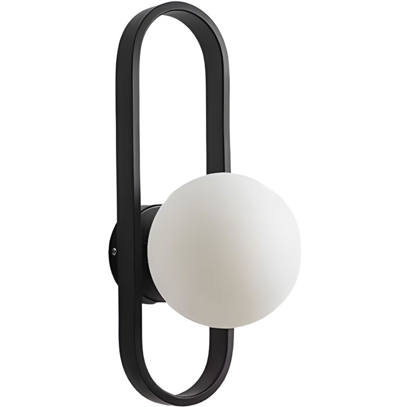 foto del prodotto toolight lampada da parete app1755 1w black white