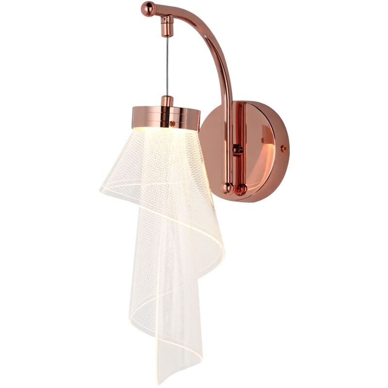 foto del prodotto toolight lampada da parete app1766 1w rose gold