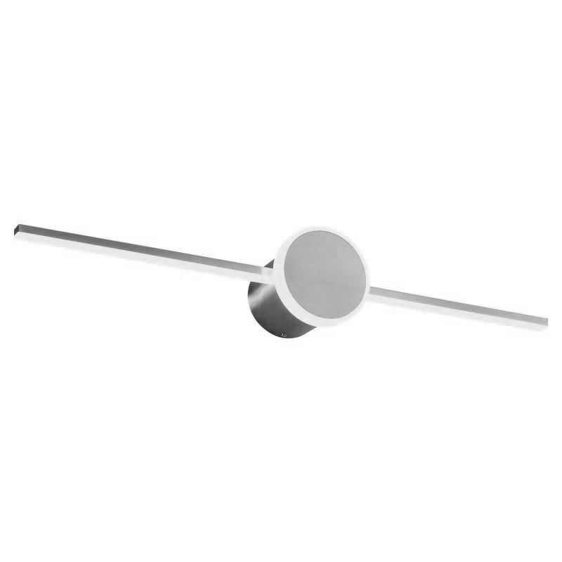 foto del prodotto toolight lampada da parete chrom 80cm app847 1w