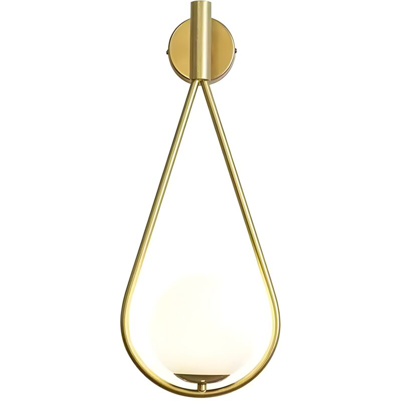 foto del prodotto toolight lampada da parete g094 1w gold white