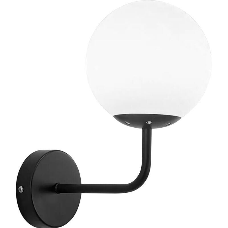 foto del prodotto toolight lampada da parete g095 1w black white