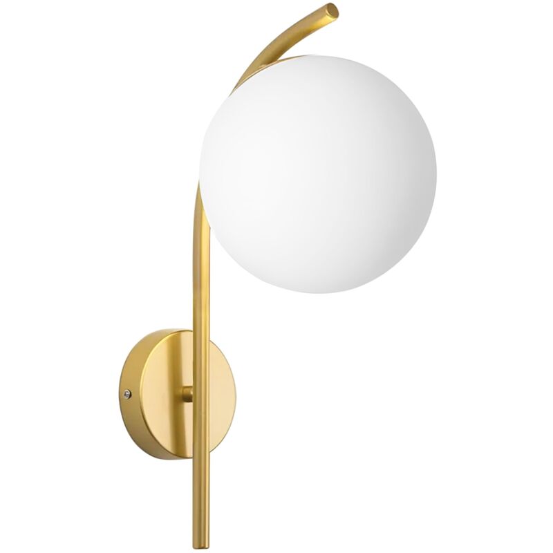 foto del prodotto toolight lampada da parete g104 1w gold white