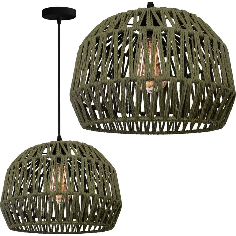 foto del prodotto toolight lampada da soffitto app1293 1cp green