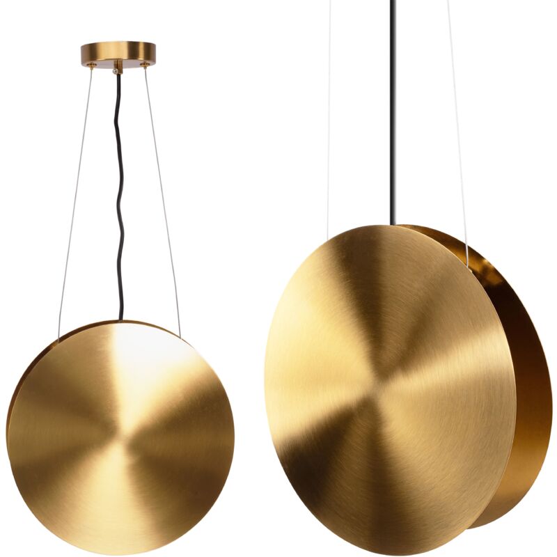 foto del prodotto toolight lampada da soffitto app1377 cp black old gold