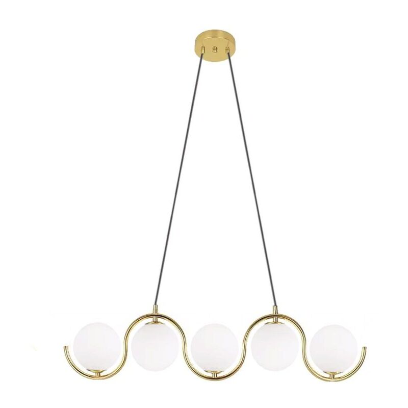 foto del prodotto toolight lampada da soffitto app1440 5cp gold