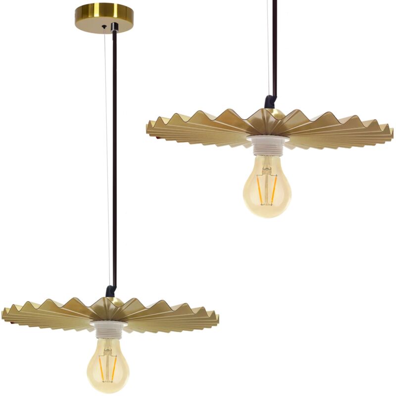 foto del prodotto toolight lampada da soffitto app1454 1cp old gold