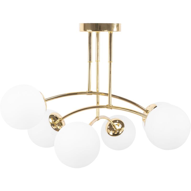 foto del prodotto toolight lampada da soffitto app1577 6c gold