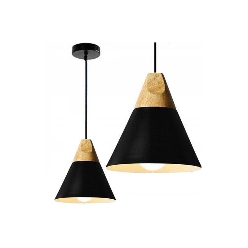 foto del prodotto toolight lampada da soffitto pensile scandi a. nera