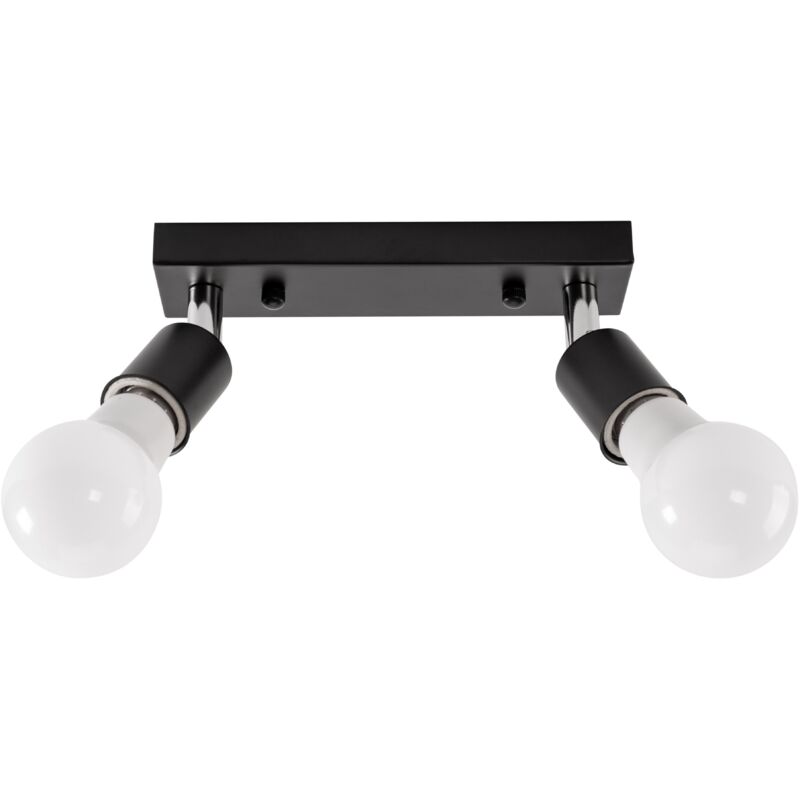 foto del prodotto toolight lampada da soffitto riflettore plafoniere black app696 2c
