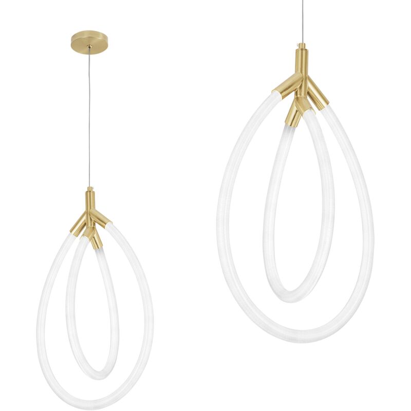 foto del prodotto toolight lampada led g017 cp gold