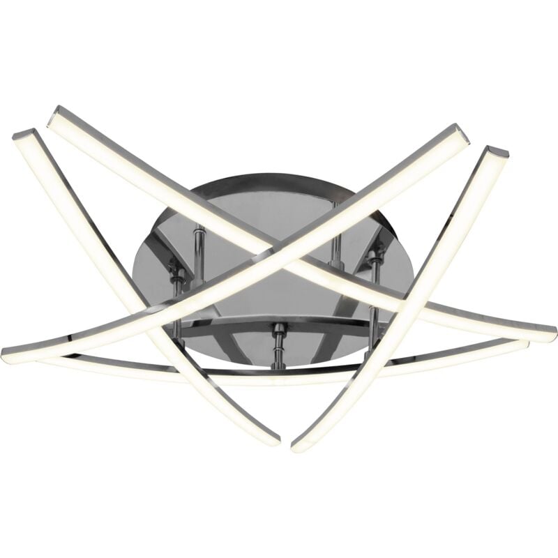 foto del prodotto toolight plafoniera app399 c moderno star led 4 punti luce 58x58cm