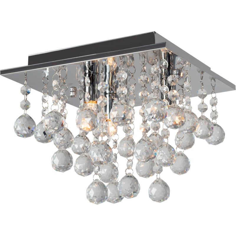 foto del prodotto toolight plafoniera app404 c cristallo 3 punti luce g9 25x25x16,5cm