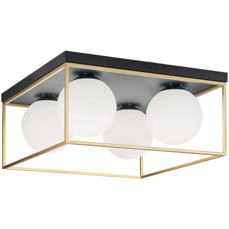foto del prodotto toolight plafoniera gold white app1168 4c e27