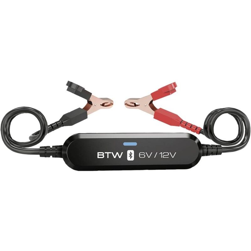 foto del prodotto toolit btw tester batteria per auto 6 v, 12 v prova batteria, controllo alternatore, collegamento bluetooth , monitorag