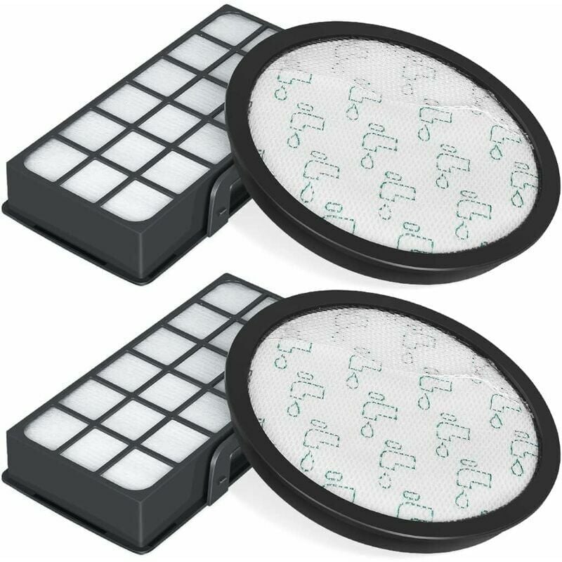 foto del prodotto toolive set di 2 filtri hepa per rowenta silence force cyclonic 4aaaa ro7647ea ro7663ea ro7676ea ro7681ea modello ro76xx aspirapolvere, filtri di