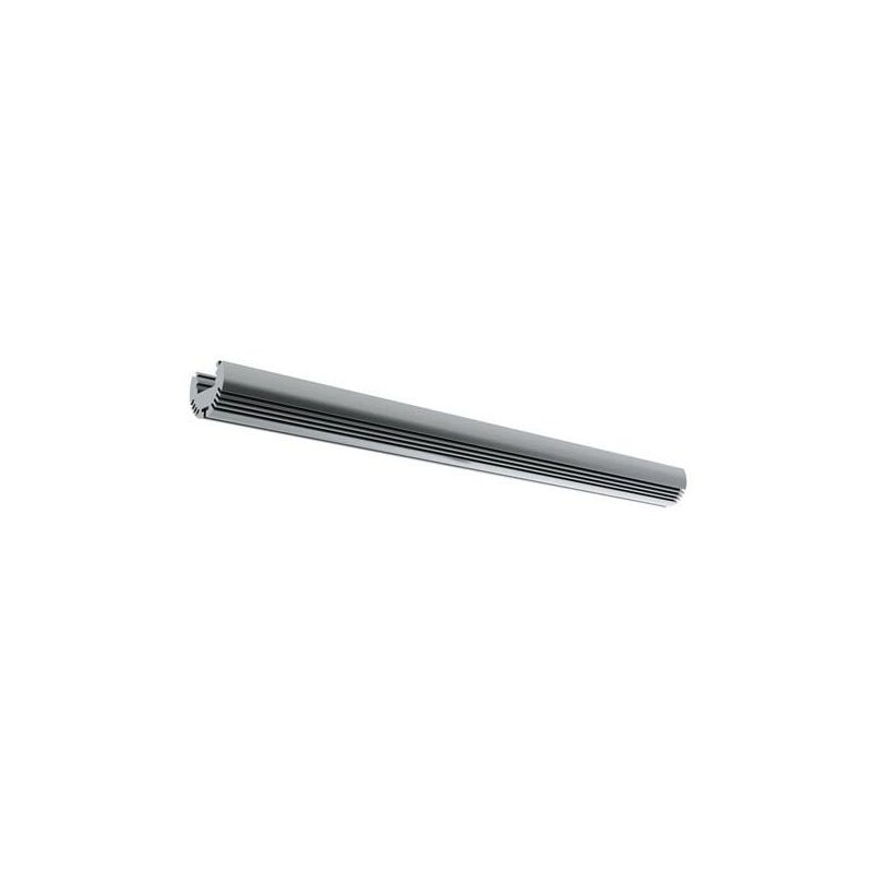 foto del prodotto toolland alu round profilo led in alluminio anodizzato 2 m argento