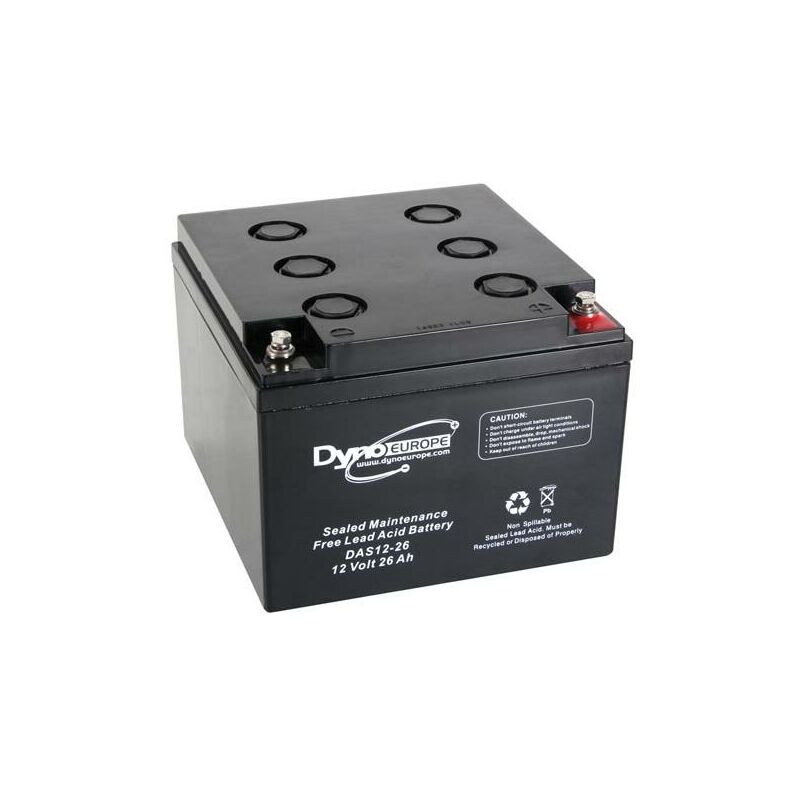 foto del prodotto toolland batteria al piombo 12 v 26 ah 165 x 174,5 x 125 mm