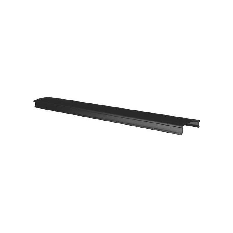 foto del prodotto toolland diffusore superiore per lampada da parete a led, serie sl in policarbonato resistente ai raggi uv. 3 m nero satinato