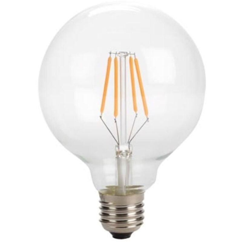 foto del prodotto toolland - lampadina anticata a filamento led - g95 - 4 w - e27 - bianco caldo intenso