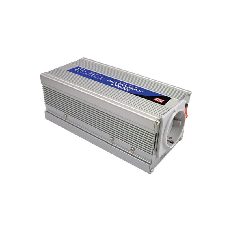 foto del prodotto toolland mean well convertitore dc ac onda sinusoidale modificata 300 w messa a terra laterale
