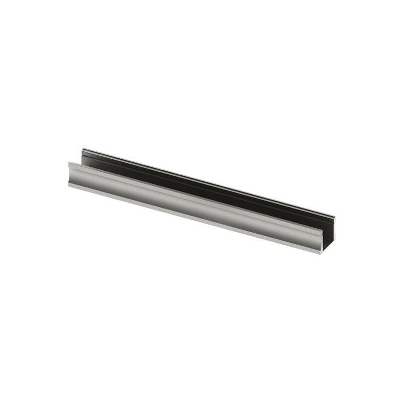 foto del prodotto toolland slimline 15 mm anodizzato argento profilo led in alluminio 2 m