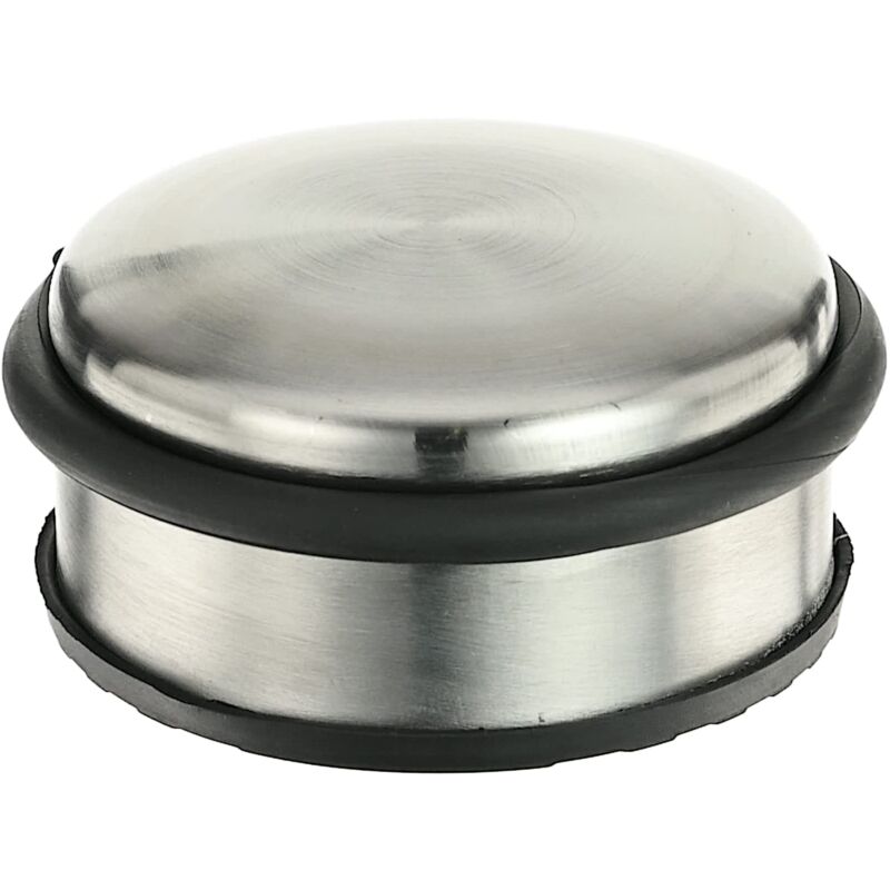 foto del prodotto toolland tl74052 fermaporta in acciaio inox, diametro 10 cm x 4 cm altezza, 1.1 kg peso