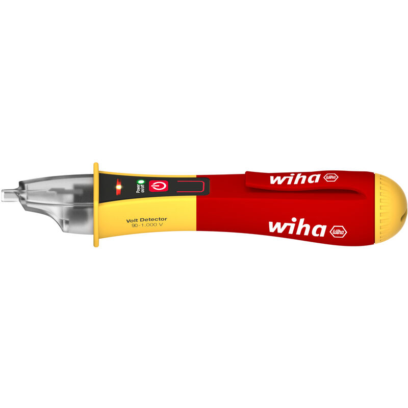 foto del prodotto toolland wiha cercafase volt detector senza contatto, monofase, 90 1.000 v ac incluse 2 pile aaa 43798 